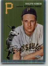 2023 Topps Chrome Platinum Anniversary Ralph Kiner Refractors #414 Pirates