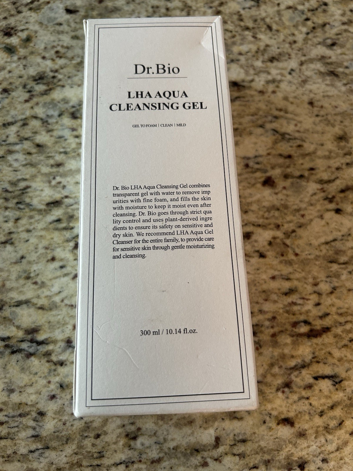 Dr. Bio LHA  AQUA Cleansing Gel 300ml New Sealed Expiration 