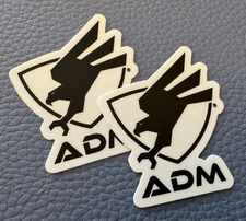 Lot 2 ADM MFG Small Sticker FIREARM Tactical SHOT SHOW 2025 American Defense