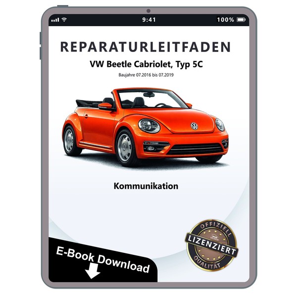 VW Beetle Cabrio 5C (16-19) Kommunikation Navigation Reparaturhandbuch Download-image