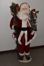 SANTA CLAUS 5' FOOT FREE STANDING FIGURE - NEW  UET21 