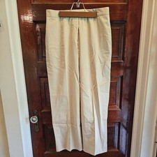 Brooks Brothers Chino Pants Women 6 Khaki Tan Pleated Slacks Preppy Corpcore