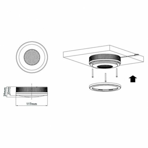 Sensio SensioSound Illuminated Cool White LED Light with Bluetooth Speaker - Picture 2 of 6