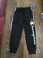 NEW Champion Boys Black Athletic Pants - Small