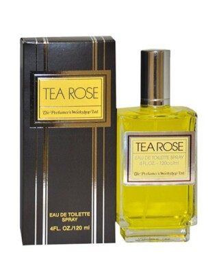 Tea Rose Eau De Toilette by Perfumers Workshop for Women   4.0 OZ | Elegant