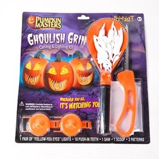 Pumpkin Masters Ghoulish Grin Carving & Light...