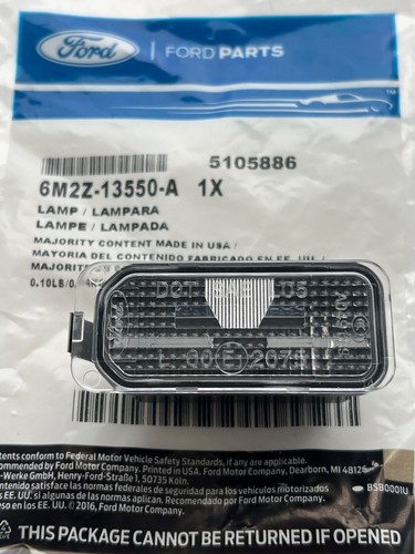 FORD 2014-2023 Transit Ranger License Plate Lamps LH or RH 6M2Z13550A OEM NEW - Picture 4 of 6