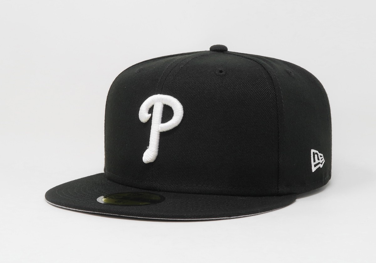 New Era 59Fifty Men Women Hat Philadelphia Phillies Black