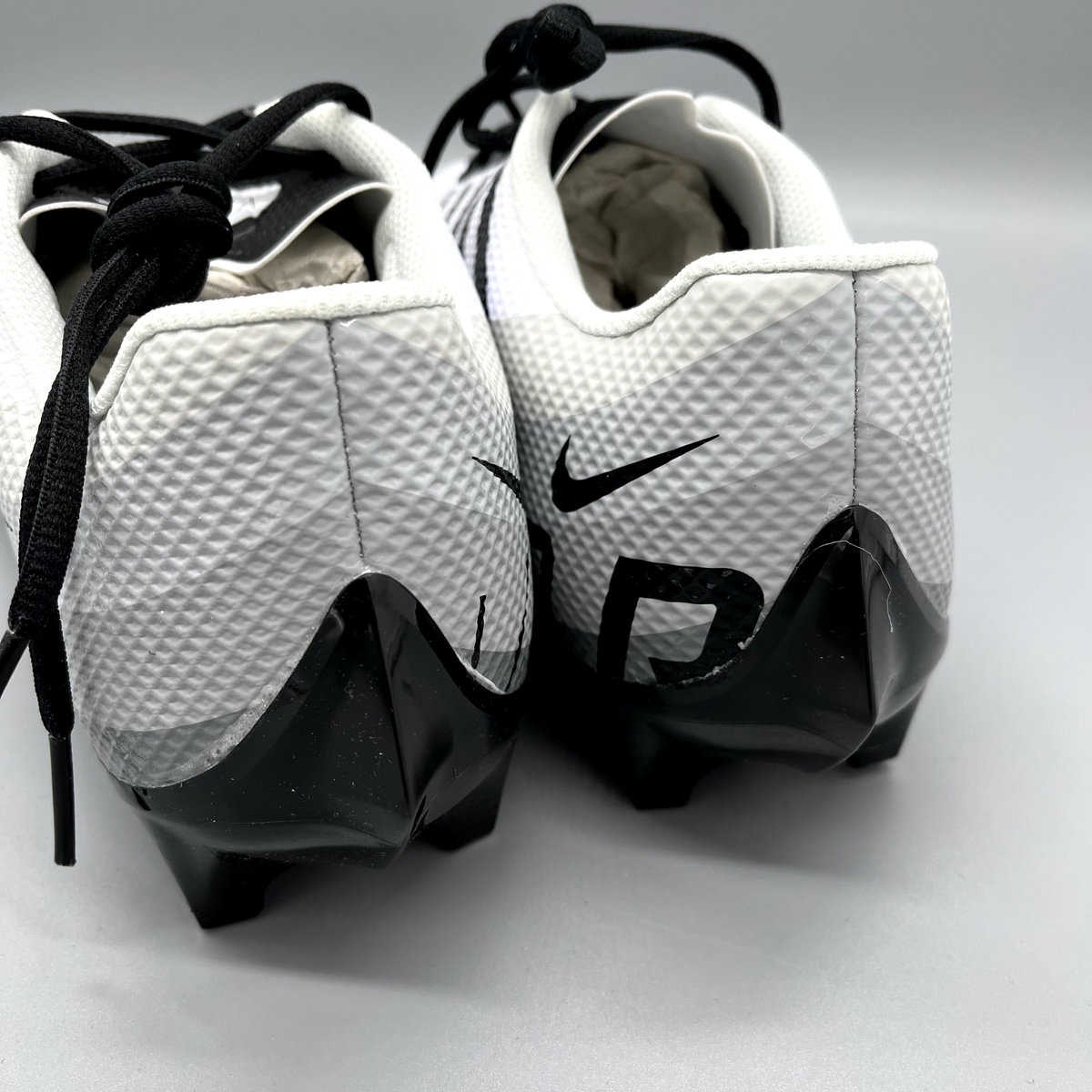 NWOT NIKE Wapor edge Speed DA5455-100 FOOTBALL CLEATMENS SIZE 14 COLOR WHITEGRAY Nike Vapor Edge Speed 360 2 Pure Platinum / Volt - May 2024  main image 4