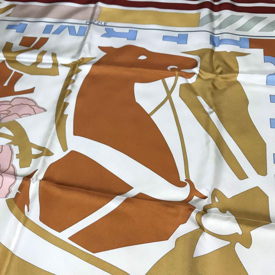 HERMES スカーフ　　PUZZLE Hermes Scarf 