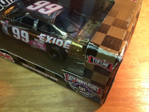 Nascar #99 Jeff Burton Exide Racing Champions 1:24 Scale Diecast Bank Commemorat - Picture 3 of 8