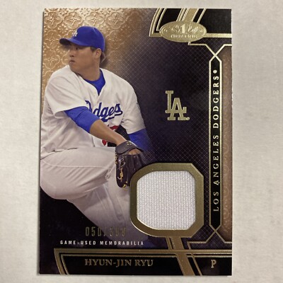2014 Topps Triple Threads Hyun-Jin Ryu Patch 50/399 AC