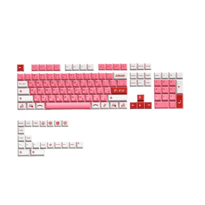 Durable Japanese Keycaps with Heat Sublimation for Mechanical Keyboards
