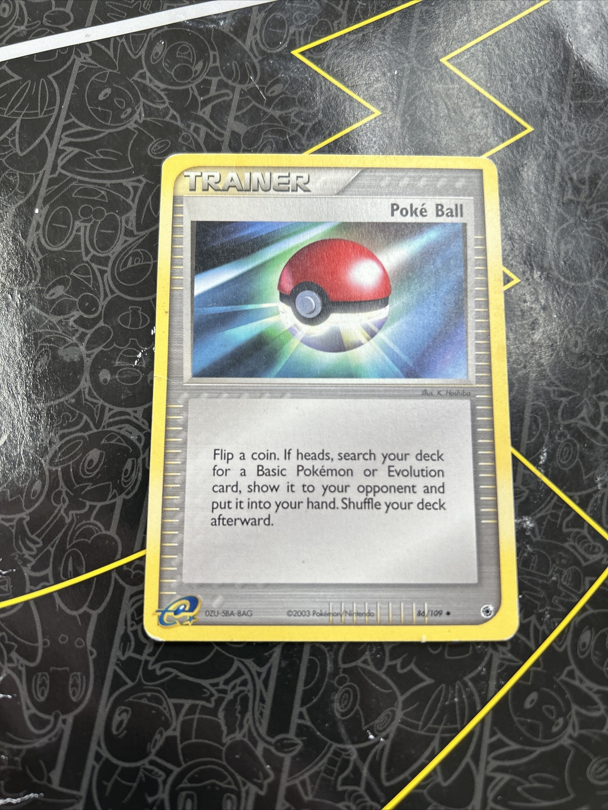 POKE BALL - 86/109 - Ruby & Sapphire - Uncommon - Pokemon Card