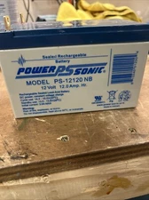 Power Sonic Battery Replacement PS-12120NB PS-12120 NB 12V 12AH