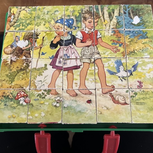 Vintage Eichhorn German Block Puzzle Fairy Tales with Case - Picture 5 of 17