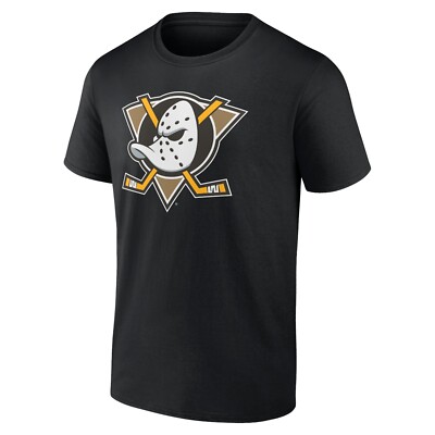 NHL T-Shirt Anaheim Mighty Ducks T-Shirt Value Primary Logo Graphic schwarz