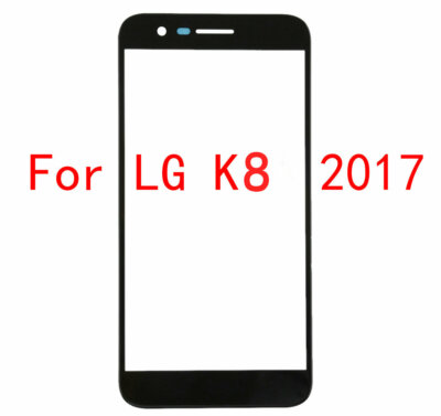 5pcs Front Glass Outer Lens Panel Lens With OCA For LG K8（2017）X300 M200 X240