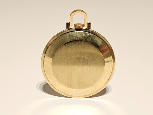 VINTAGE LUXURY 39mm SWISS MEN'S GOLD PLATED POCKET MECHANICAL WATCH "GIGANDET" - Picture 3 of 11