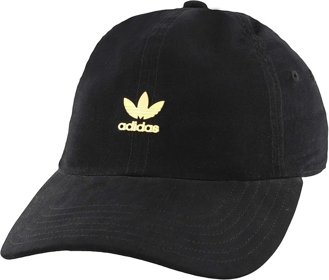 black and gold adidas hat