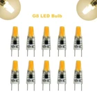 10pcs G8 G8.5 LED Bulb 1505 COB 110V Warm White Silicone lamp US Stock H
