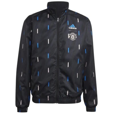 adidas Manchester United ナイロンジャケット MANCHESTER UNITED RETRO ICON FOOTBALL SOCCER ANORAK JACKET