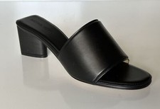 NIB 760 Bottega Veneta Calf Leather Sandals Shoes Black 8 US 651378 Italy