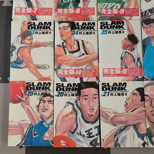 Slam Dunk Full Version Vol 1 24 Japanese Complete Set Used Comic Manga Book Ebay