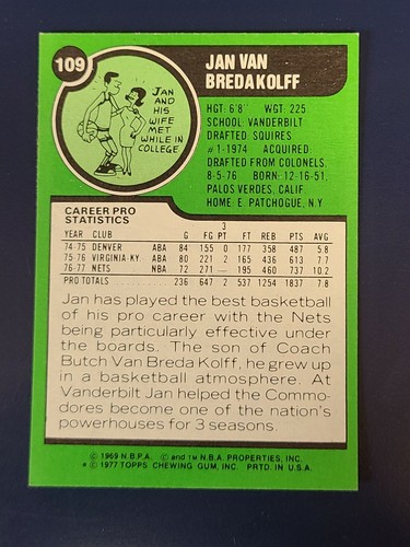 Tarjetas de baloncesto Topps 1977-78 completan tu conjunto que elijas elegir cada una #1 - 132 - Imagen 221 de 265