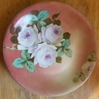 Vintage Blakeman & Henderson Limoges France Plate 10 5/8" Flower Pattern — photo 1