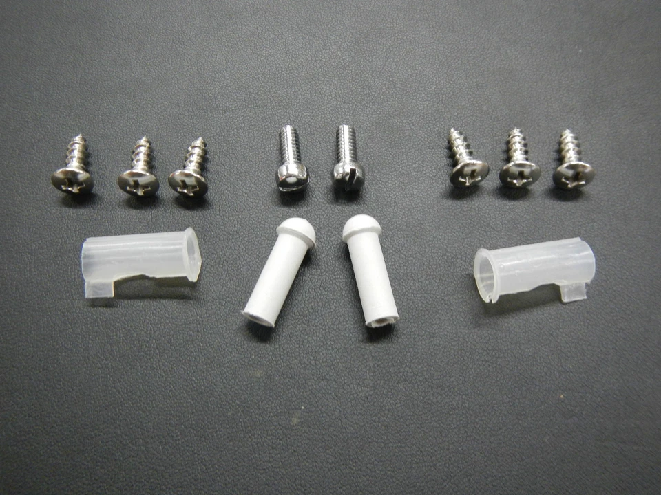 61 62 Buick Special Skylark Sun Visor Supports & Tips & Bushings Set 1961 1962 - Image 2 of 4