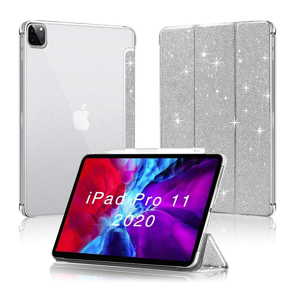 Smart Glitter Leather Stand Case Cover For Apple iPad Air 4 (2020) 10.9" - Image 2 of 4