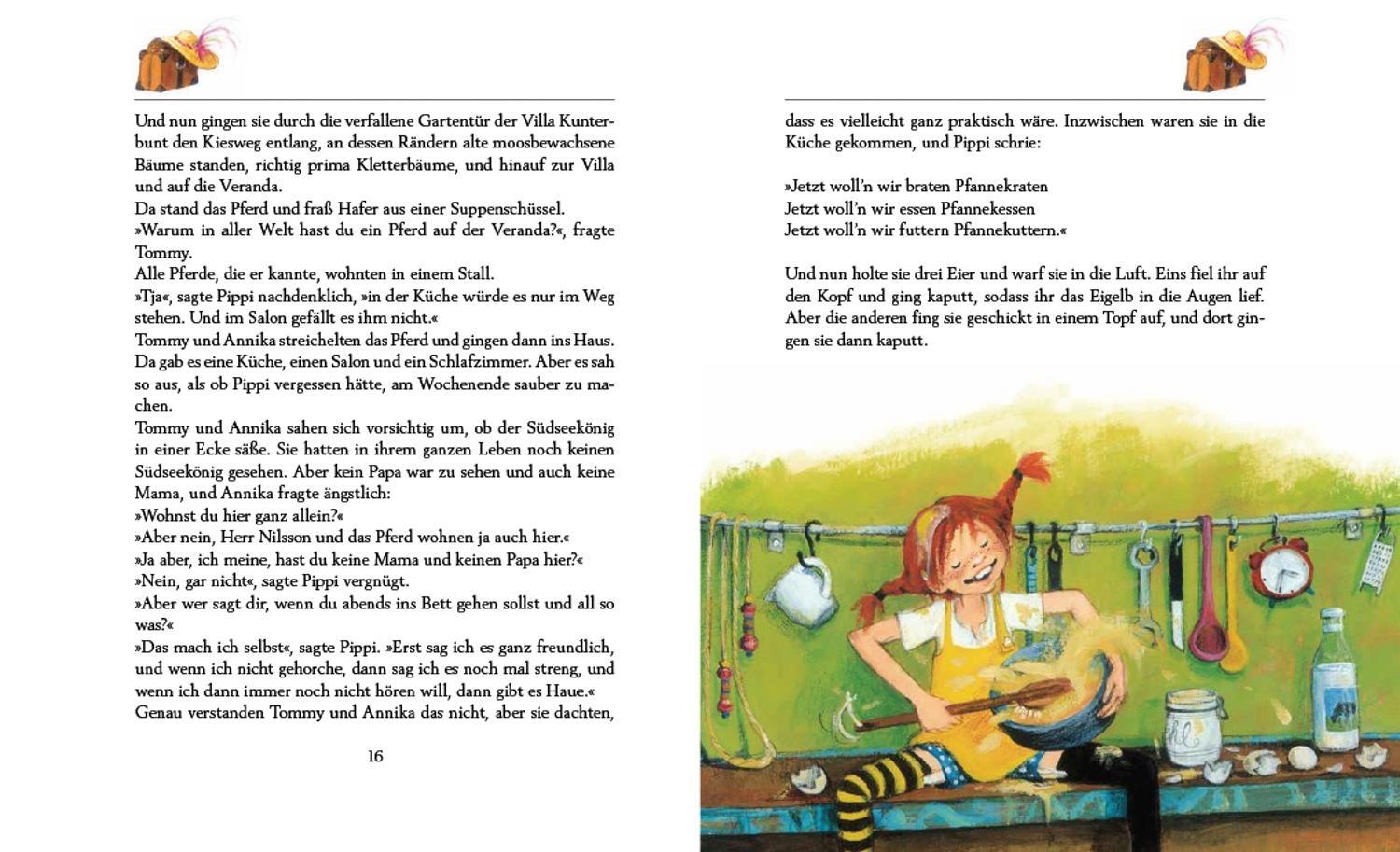 Thumbnail - Pippi Langstrumpf (farbig) Astrid Lindgren