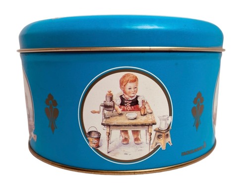 Deutscher Fackelmann Keks Keksdose Nostalgie Seemann Junge rund blau Vintage 90er - Bild 7 von 15