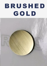 Raised BRUSHED GOLD Plastic Letters TRD Skid Plate fits FJ Cruiser 2006-2014