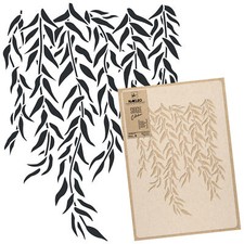 Wiederverwendbare Kunststoff-Schablone // 45x65cm oder 65x95cm // TRAUERWEIDE