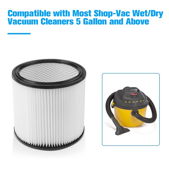 2x HQRP Cartridge Filter for ShopVac 92P650C BLB550 BLB560C CH87650C