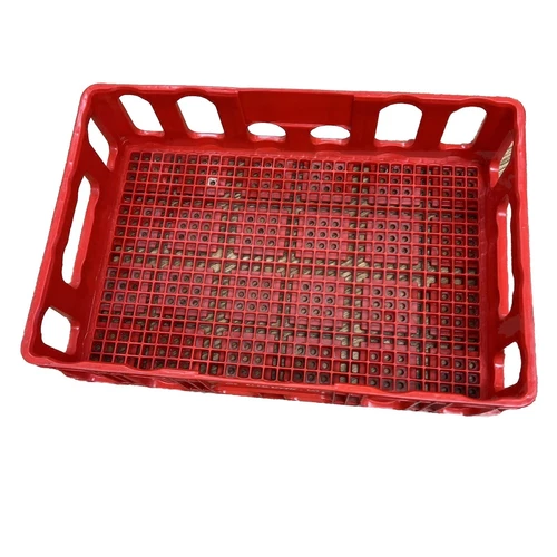 Vintage Coca Cola HDPE Plastic Crate Red W/White Graphics 18x12x4.5 (16) 20 READ