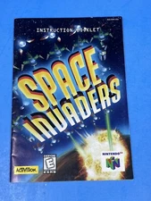 Nintendo 64 Space Invaders N64 Manual Only Instruction Booklet
