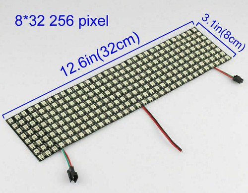 DC5V WS2812B 5050 RGB Flexible LED Panel Matrix Display Screen Addressable Light - Picture 18 of 19