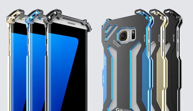 R-Just Full Metal Aluminum Bumper Back Cover Case for Samsung Galaxy Note FE - Image 4 of 4