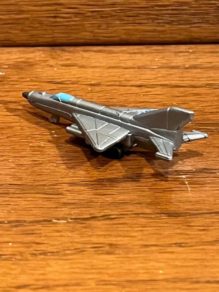 Micro Machines Galoob Mig-21 LGTI Military Airplane Plane 1998 Silver - Image 4 of 4