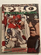 1964 PRO Football CHICAGO Bears GEORGE HALAS Football Preview NFL AFL 128 Pages