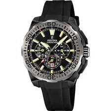 Festina F20726/3 Men's Chrono Bike Rubber Strap Watch