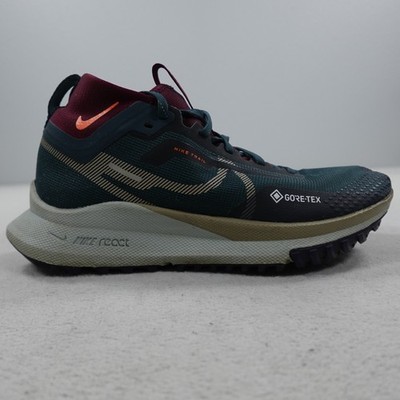 Nike Trail React Pegasus 4 GTX Shoes Womens 7 Green Trail Running Hiking DJ7929