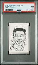 1950-56 CALLAHAN HALL OF FAME DIZZY DEAN PSA 7