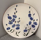 Vintage Stangl Pottery Plate Handpainted Chicory Pattern 1960-1978 Discontinued