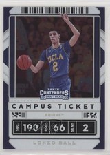 2020-21 Panini Contenders Draft Picks Variation Campus Ticket Lonzo Ball #46 uk2