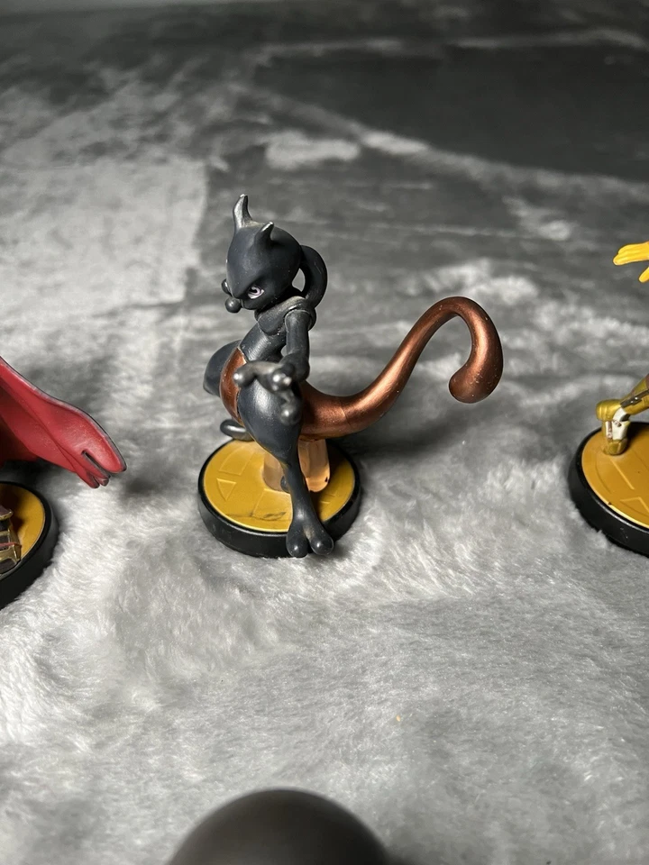 Lote de 6 bonecos Nintendo Amiibo Kirby Ganondorf Samus Captain Falcon Mewtwo DK - Imagem 4 de 4