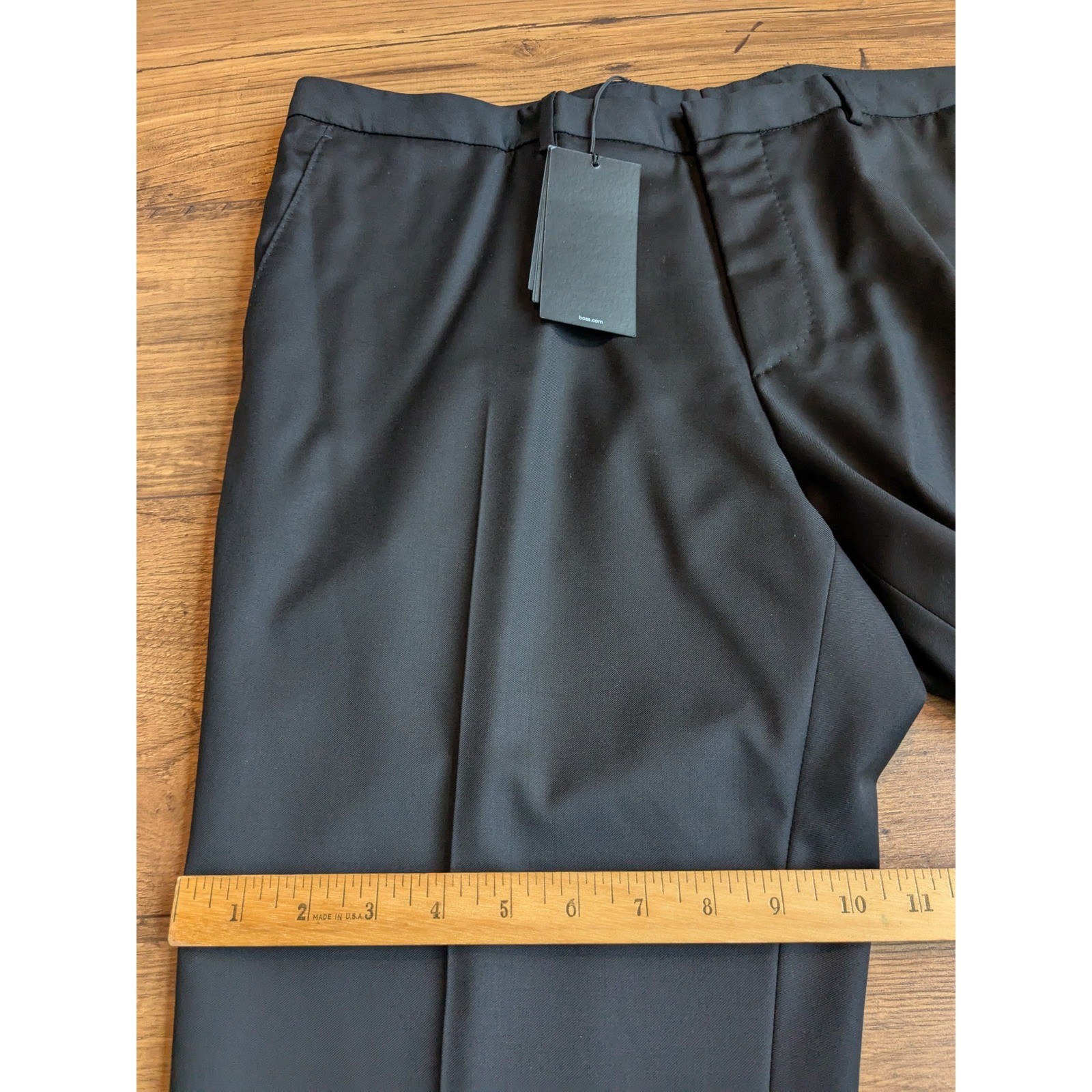 NWT $248 Hugo Boss Mens Dress Pants Extra Slim Fit Trousers 38R New with Tags thumbnail 5